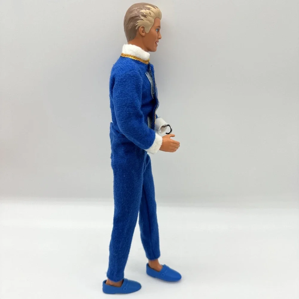 Vintage 1992 Mattel Earring Magic Ken Doll Blue Outfit Red Jacket Black Pants